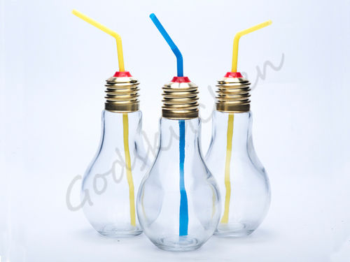 Transparent Stylish Bulb Shaped Glass