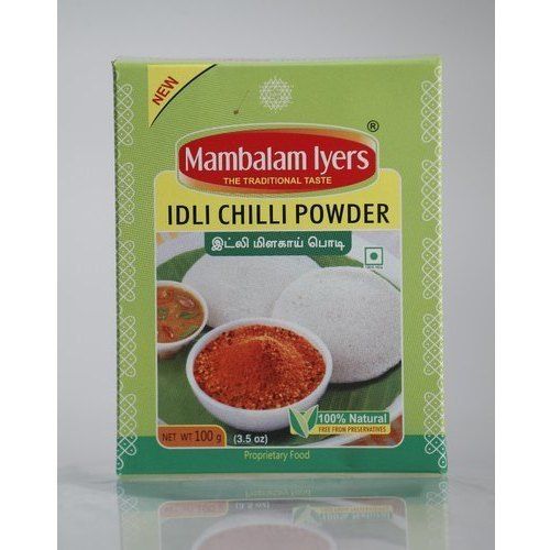 100% Natural Pure Taste Hot Spicy And Delicious Branded Idli Chilli Powder