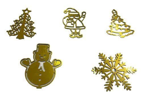 Bmt Christmas Tree Mini Ornaments Decoration 5 Pcs Set