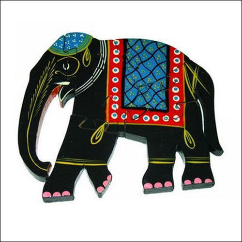 Elephant Shaped Wooden Puzzle