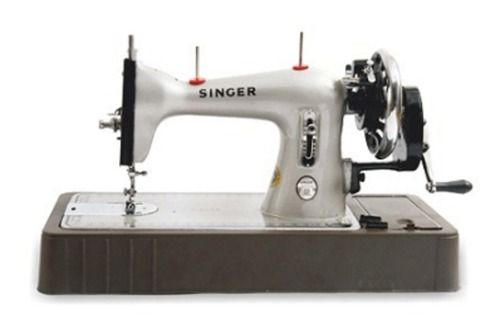 Manual Hand Operated Singer Hand Sewing Machine Silver Girl