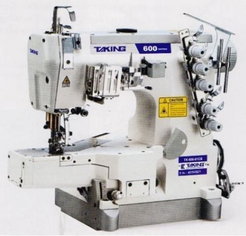 White Inter Lock Sewing Machine Tk-600