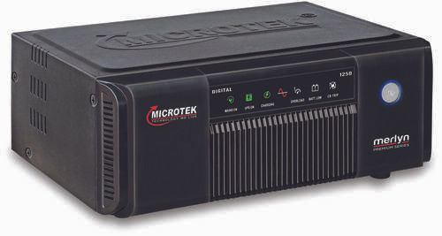 Black Microtek 1275 Watt Double Battery Home Digital Ups Inverter