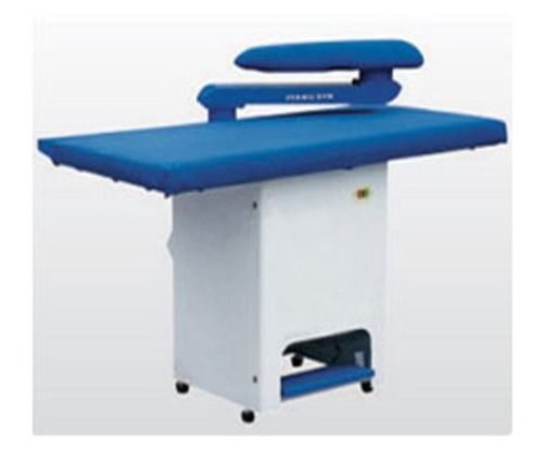 White Semi Automatic Steam Ironing Station