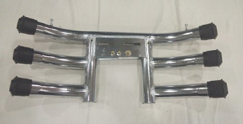 Stainless Steel Universal Legguard - Corrosion Resistant | For Two Wheelers Durable Design Enhanced Protection