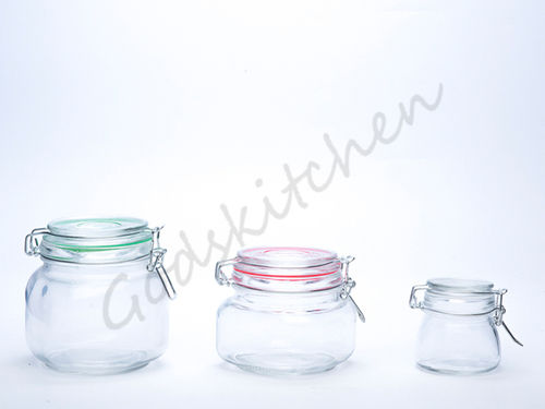 Various Colors Are Available Air Tight Jars For Strong Food Items