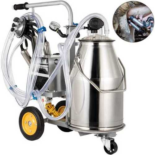 Silver Automatic Cow Milking Machine