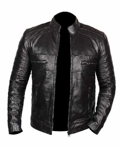 Coat Mens Designer Black Leather Jacket