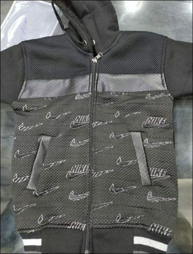 Brown Mens Printed Full Sleeve Winter Fashion Hoodies