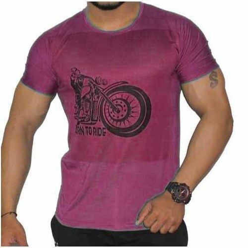 Mens Printed O Neck Short Sleeve Sublimation T Shirt Age Group: 18+