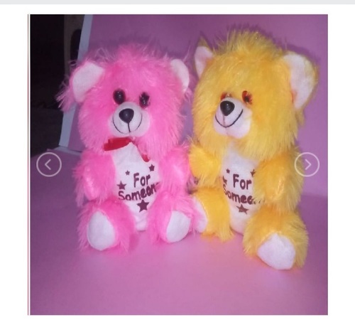 Pink and Yellow Color Soft Teddy Bear