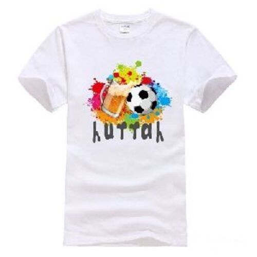 Printed Promotional White T-Shirt Age Group: Adult