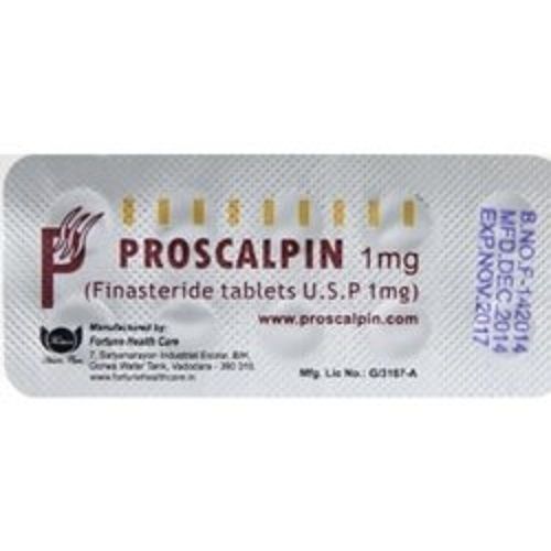 1 Mg Proscalpin Finasteride टैबलेट कूल एंड ड्राई प्लेस 