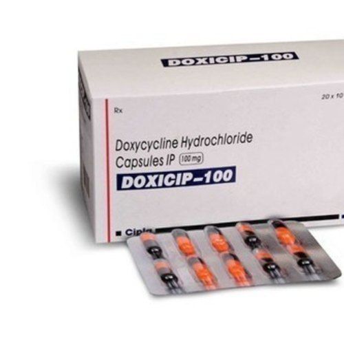 100 MG Doxycycline Hydrochloride Capsules IP