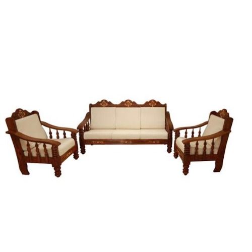 Brown Five Seater Sofa Set 