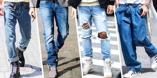Mens Blue Denim Jeans