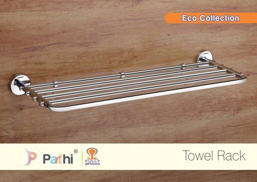 Brass Chrome Finish Towel Rack