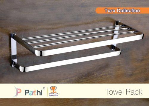 Brass Easy To Install Toro Towel Rack (24 Inch)