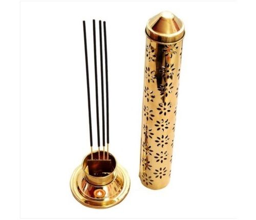 Golden Fine Finish Brass Incense Stick Holder