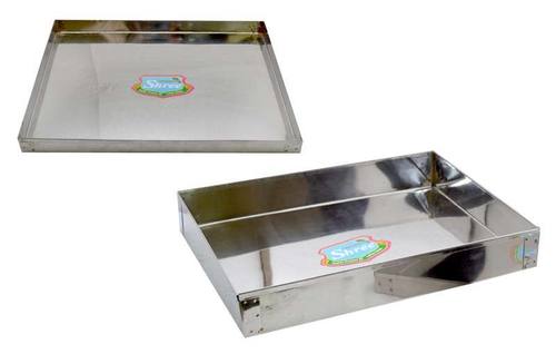 Silver Plain Design Stainless Steel Serving Trays