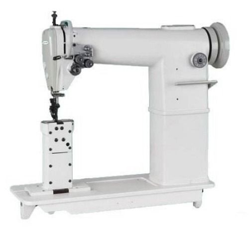 White Sera Sr 820 Double Needle Post Bed Sewing Machine