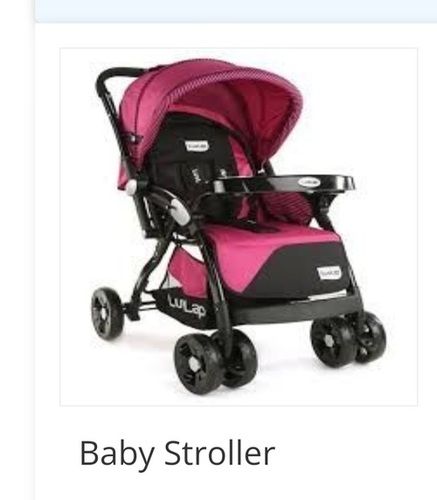 Black and Pink Color Baby Stroller