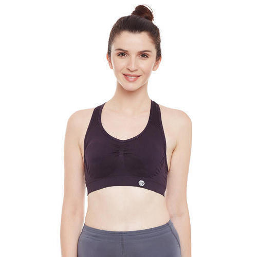 Black Polyamide Sport Bra For Ladies, Full Coverage, High Quality,  Attractive Design, Stylish Look, 4 Way Stretchability, Plain Pattern, Skin  Friendly, Soft Texture, Comfortable To Wear Size: Small at Best Price in