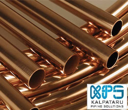 Golden Copper Pipes For Water Heater