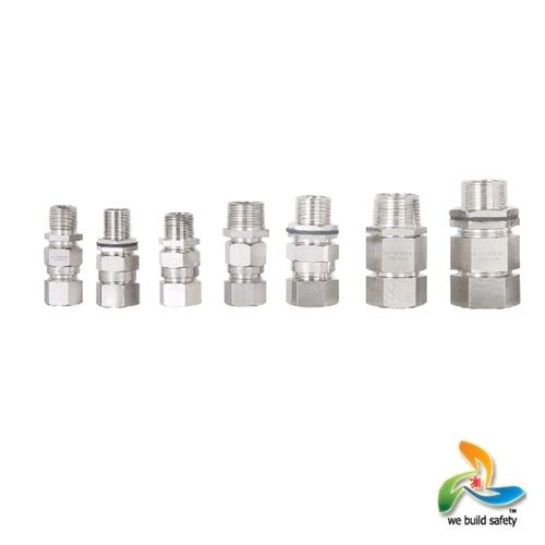 Flameproof Stainless Steel Brass Aluminium Cable Glands Application: Industrial