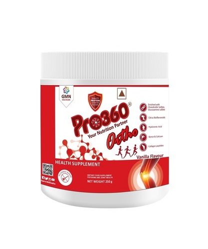हड्डी और जोड़ों की देखभाल के लिए PRO360 ऑर्थो न्यूट्रिशनल प्रोटीन पाउडर सप्लीमेंट (नॉन-वेज) - वेनिला फ़्लेवर (250 ग्राम)