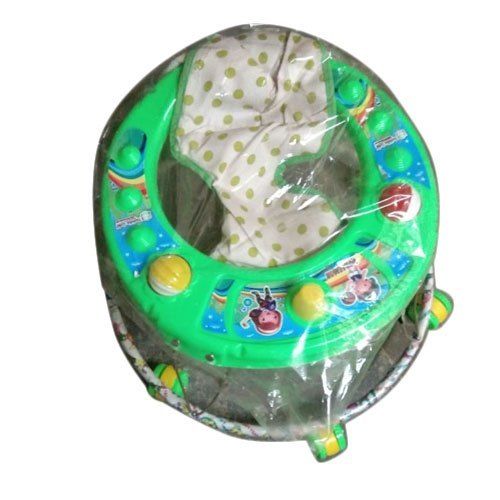 Rotation Type Plastic And Steel Made Multicolor Baby Walker With Horn