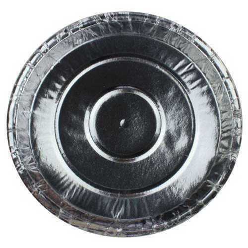 Durable Disposable Silver Paper Plate 