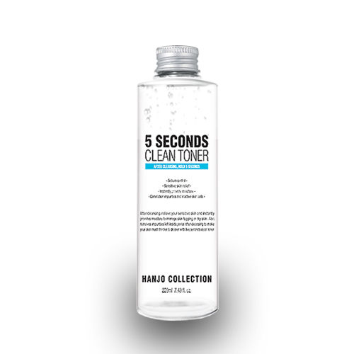 Korean 5 Seconds Face Clean Toner 220ml For Cosmetic Use