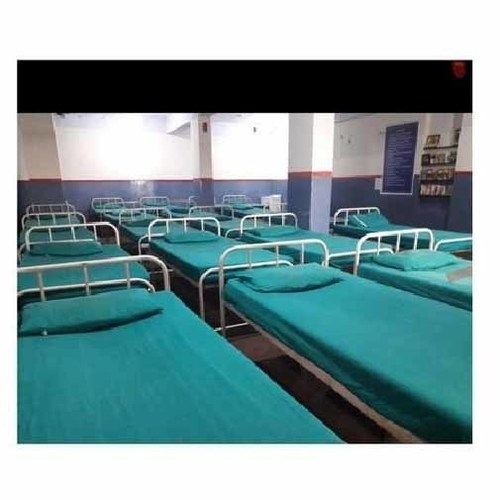 Plain Cotton Green Hospital Bed Sheet