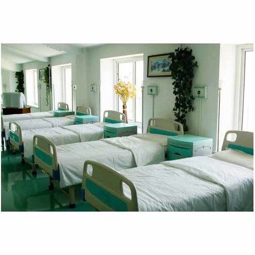 Breathable Plain White Cotton Hospital Bed Sheet