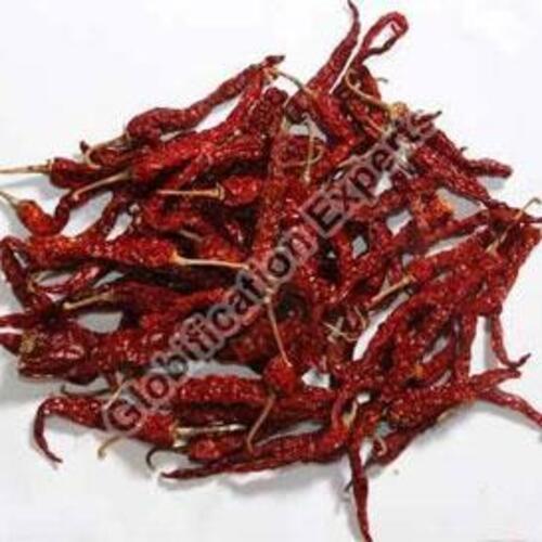 Rich In Colour Natural Spicy Taste Dried Byadgi Red Chilli Grade: Food Grade