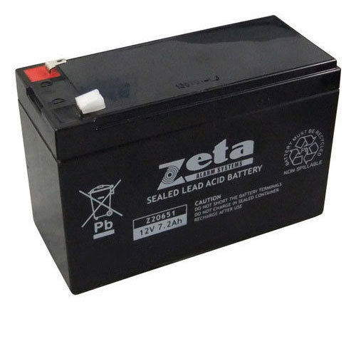 Sealed Lead Acid Battery - 12V, 7.2Ah Premium Quality | Black, New Condition