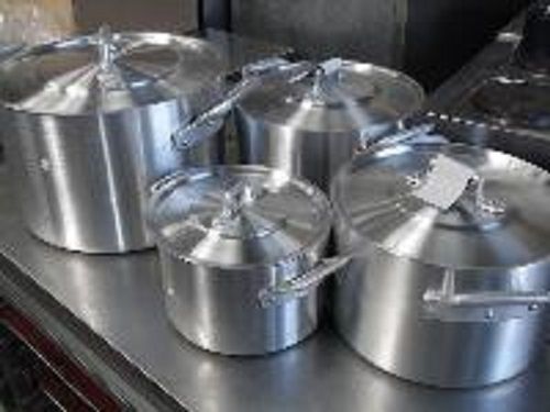 Silver Color Aluminium Stock Pots