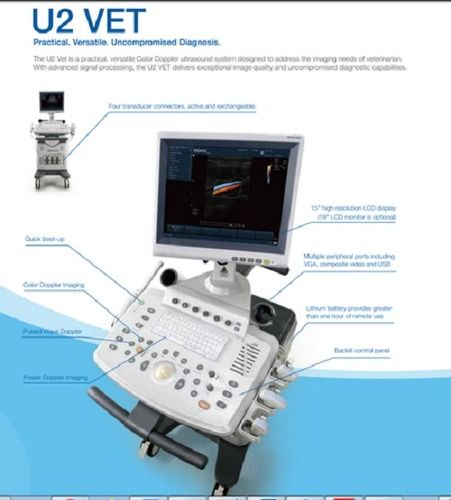 U2 Vet Ultrasound Machine Voltage: 220 Volt (V)