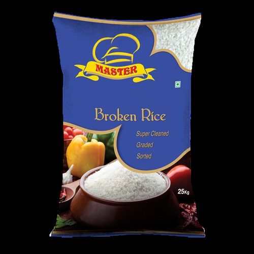 White Broken Rice For Cooking, Fresh And Pure, Premium Quality, Rich In Taste, Complete Purity, Scrumptious Flavor, Gluten Free, Natural Aroma, Free From Unadulterated, Packaging Size : 25