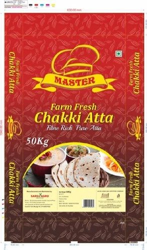 Farm Fresh Chakki Atta For Cooking, Consumer Winning Quality, Rich In Taste, Complete Purity, Scrumptious Flavor, Gluten Free, High In Protein, No Preservatives, Pure Healthy, Packaging Size : 50Kg Carbohydrate: 76.08G / 100G Grams (G)