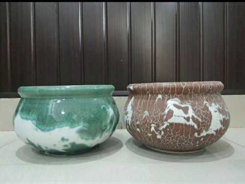Handi Shape Ceramic Flower Pot