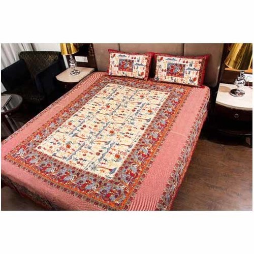 Various Jaipuri Sanganeri Cotton Double Bedsheet