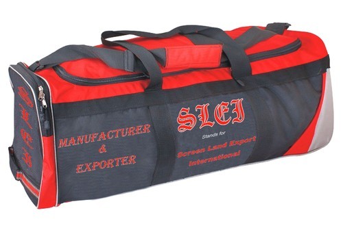 Nylon Cricket Kit Bag - Color: Red