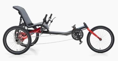 Recumbent 3-Wheel Bike - Hi-Ten Steel Frame, Aluminum Alloy Pedals | Comfortable Saddle, Low Impact Exercise, No Balance Required, Ideal for Seniors