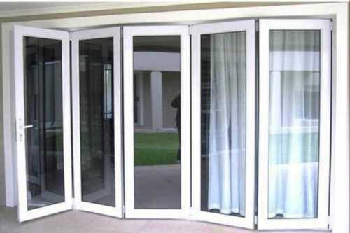 Rectangular Transparent Glass Door  Size: Custom