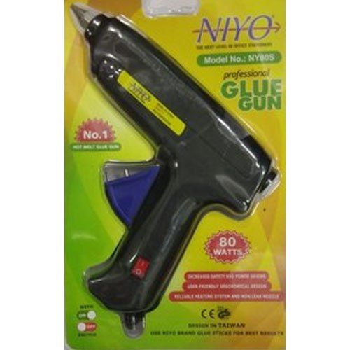 50-60 Hz Ac Frequency Operable Industrial Use Niyo Brand 80 W Hot Melt Glue Gun