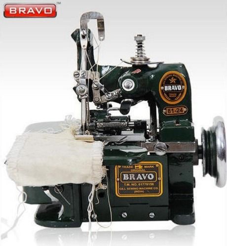 Green Automatic Steel Overlock Sewing Machine