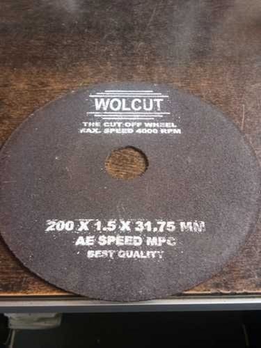 Black 4000 Rpm Speed Cut Off Wheels BladeÂ Size: 200 Mm