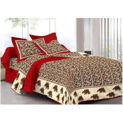 Various Printed Cotton Rajasthani Double Bed Sheet